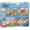 RAVENSBURGER Puzzle Prasiatko Peppa: Zábavné dni 4v1 (12,16,20,24 dielikov) (06958)