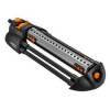 NEO TOOLS oscilačný postrekovač, 20 trysiek pre plochu až 16x20m, 1/2 aj 3/4, oranžovo-če