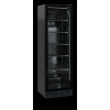 TEFCOLD Chladiaca skriňa | SCU 1425 frameless | krídlové dvere - 347 l - čierna
