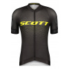 Pánsky cyklistický dres Scott Shirt M's RC Pro SS – Black / Sulphur Yellow