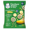 Gerber Křupavá kolečka s banánem 28 g 28 g detské chrumky