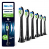 Náhradná hlavica Philips Sonicare Optimal White 6ks, Black HX6066/88 Náhradná hlavica