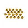 Lezecké chyty Ocun Footholds Set 1 Bolt-on - yellow