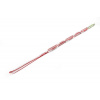 Multifunkčná slučka Ocún Ultichain Bio-DYN 12 mm červená/biela 90 cm