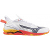 Mizuno Wave Mirage 5 white fiery coral 2 citrus házenkářské sálovky pánské Velikost: 44,5