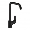Hansgrohe Focus M41 - Kuchynská páková batéria 260, 1jet, matná čierna 31820670
