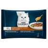GOURMET PERLE Multipack 4x85g Gravy Delight s kuraťom a hovädzím mäsom