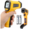 LASEROVÝ PYROMETER BEZDOTYKOVÝ TEPLOMER -50 +600°C, LCD DISPLEJ