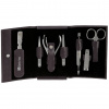 Zwilling CLASSIC INOX Neat's leather case, purple, 7pc