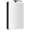 Sapho GRETA galérka s LED osvetlením, 50x70x14cm, čierna mat GR055-0035