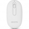 Dicota BT/2.4G DESKTOP/Kancelářská/Optická/1 600 DPI/Bezdrátová USB + Bluetooth/Bílá D32045