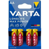 Batéria, AA, tužková, 4 ks, VARTA MaxTech