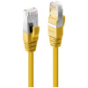 LINDY 47870 RJ45 sieťové káble, prepojovacie káble CAT 6A S/FTP 20.00 m žltá 1 ks; 47870
