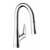Hansgrohe Dřezová baterie Talis M51 s vytahovací sprškou, 2 proudy chrom 72815000