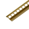 EX1/KP7/1 profil pre vsadenie skla ACARA, nerez V2A RAL1036 perleťová zlatá lesklá, 11 mm, 1 m