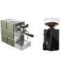 Stone Espresso Mine Green + Eureka Mignon Silenzio 55, BL black