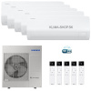 Klimatizácia Samsung Cebu S2 5x multisplit (4x 2kW + 5kW) + vonk. j. 10kW (4x 2kW + 5kW / vonk. 10kW)
