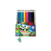 Školské trojhranné farbičky Astrino Jumbo 12ks/24farieb + strúhadlo, 312116003