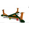 Playground System Hojdačka trojpružinová z agátu - Triangl