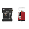 Ascaso Steel UNO PID, Black&Wood + Eureka Mignon Perfetto, CR ferrari red