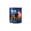 Brit Premium by Nature Adult Pork with Trachea konzervy 6x800g