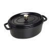 Staub Hrniec STAUB oválny 29 cm čierny 4,2l