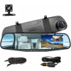 VIDEOREKORDÉR ZRKADLO AUTOKAMERA FULL HD 32GB CÚVANIE PREDNÁ ZADNÁ ČASŤ
