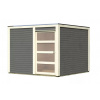 drevený domček KARIBU QUBIC 2 (89394) terragrau LG3525