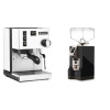 Rancilio Silvia E, biela + Eureka Mignon Specialita, CR black