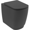Kludi Resa S wc misa stojace bez oplachovacieho kruhu s vírivým splachovaním čierna matná 27WCB0339