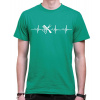 Fajntričko Tričko - EKG Kaderníčka, Farba zelená, Strih/ Variant Pánsky / UNISEX