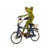 Dekoratívna darčeková figurína - žaba bicykla (Dekoratívna darčeková figurína - žaba bicykla)