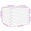 vidaXL Záhradný kvetináč 60x60x46 cm impregnovaná borovica - Hnedá - 44915-186351