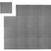 Gumová PODLAHA PUZZLE do posilňovne Ochranná podložka pod zariadenie šedá 2,4 x 2,4 m