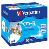 CD-R Verbatim DLP 700MB (80min) 52x Printable jewel box, 10ks/pack