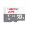 Micro SD karta SanDisk Ultra/micro SDXC/64GB/100MBps/UHS-I U1 / Class 10 + adaptér SDSQUNR-064G-GN3MA