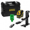 Stanley - Krížový laser s príslušenstvom, zelený, dosah 50 m, integrovaná batéria, nabíjačka FMHT77595-1
