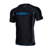 PitBull West Coast - Pánský Rashguard COMPRESSION černo/modrý 3XL