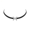 JAY Choker náhrdelník Ynka - motýl, zirkon JAY-9030-ZS56147 Černá 38 cm + 5 cm (prodloužení)