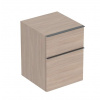 Geberit iCon Bočná skrinka 45x60x48 cm, 2 zásuvky, dub 502.315.JH.1