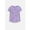 MOKIDA MOKIDA Bavlnené tričko s krátkym rukávom rozmer 104 farba fialový pre dievčatá