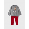 Detský komplet - Detská súprava primátora 92 červená, šedá 2 ks. (Drobná sada primátor 2 l 92 cm)