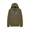 Pánská mikina Fox Bolt Fleece Po XL Olive Green