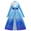 Karnevalový kostým Frozen 2 Kráľovná Elsa - 2 druhy Veľkosť: 110, Farba: Modrá
