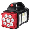 Multifunkčná vodeodolná LED baterka HB-1678 Farba: červená