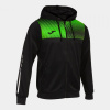 ECO SUPERNOVA ZIP-UP HOODIE mikina s kapucňou čierna fluo zelená S