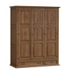 Rustikálna trojdverová šatníková skriňa MEXICANA SAV23A1 Barevné provedení: vosk - kaštan