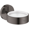 GROHE Essentials držiak pohárika / mydelničky / dávkovača tekutého mydla, tmavý grafit, 40369A01