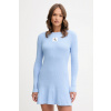 Šaty Calvin Klein Jeans LV047D307G modrá XXS