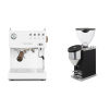 Ascaso Steel DUO PID, White&Wood + Rocket Espresso FAUSTINO 3.1, black